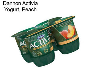 Dannon Activia Yogurt, Peach