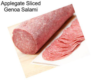 Applegate Sliced Genoa Salami