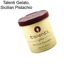 Talenti Gelato, Sicilian Pistachio