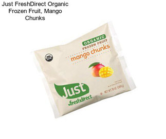 Just FreshDirect Organic Frozen Fruit, Mango Chunks