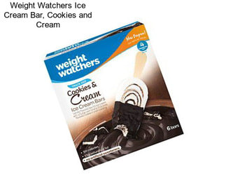 Weight Watchers Ice Cream Bar, Cookies and Cream