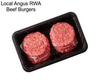 Local Angus RWA Beef Burgers