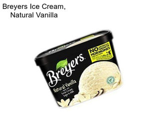 Breyers Ice Cream, Natural Vanilla