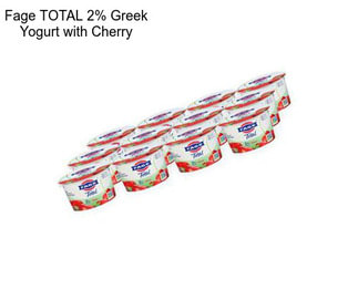 Fage TOTAL 2% Greek Yogurt with Cherry