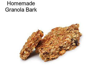 Homemade Granola Bark