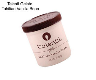 Talenti Gelato, Tahitian Vanilla Bean
