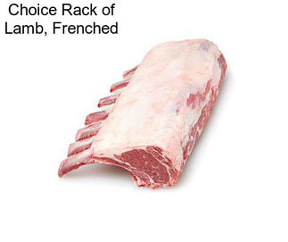 Choice Rack of Lamb, Frenched