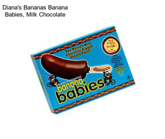 Diana\'s Bananas Banana Babies, Milk Chocolate