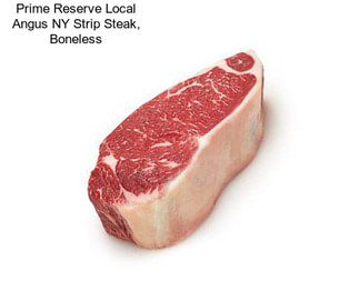 Prime Reserve Local Angus NY Strip Steak, Boneless