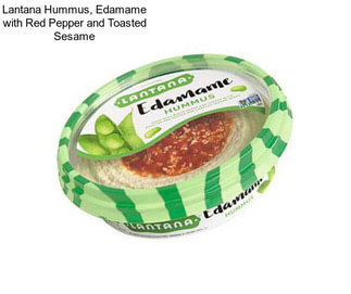 Lantana Hummus, Edamame with Red Pepper and Toasted Sesame