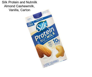 Silk Protein and Nutmilk Almond Cashewmilk, Vanilla, Carton