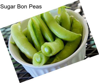 Sugar Bon Peas