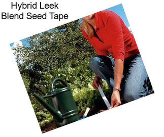 Hybrid Leek Blend Seed Tape