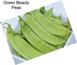 Green Beauty Peas