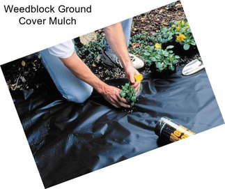 Weedblock Ground Cover Mulch