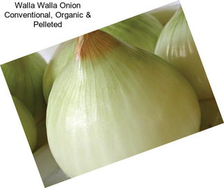 Walla Walla Onion Conventional, Organic & Pelleted
