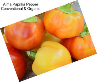 Alma Paprika Pepper Conventional & Organic