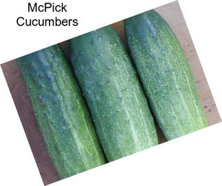 McPick Cucumbers