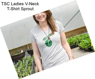 TSC Ladies V-Neck T-Shirt Sprout