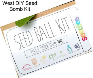 West DIY Seed Bomb Kit