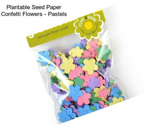 Plantable Seed Paper Confetti Flowers - Pastels