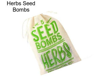 Herbs Seed Bombs