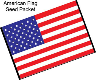American Flag Seed Packet
