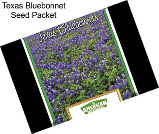 Texas Bluebonnet Seed Packet