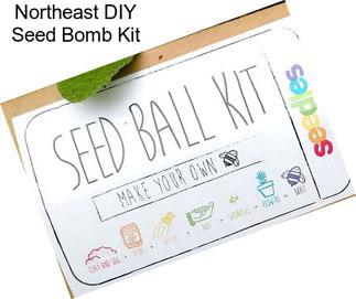 Northeast DIY Seed Bomb Kit
