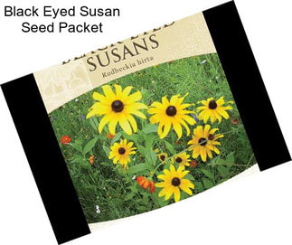 Black Eyed Susan Seed Packet