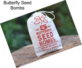 Butterfly Seed Bombs