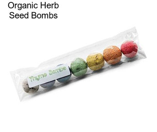 Organic Herb Seed Bombs