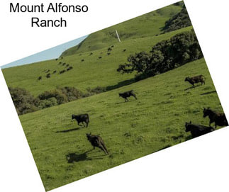 Mount Alfonso Ranch