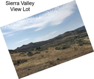 Sierra Valley View Lot
