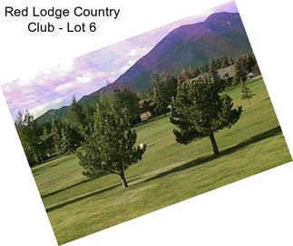 Red Lodge Country Club - Lot 6