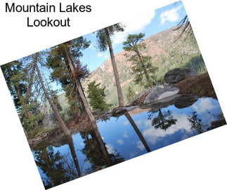 Mountain Lakes Lookout