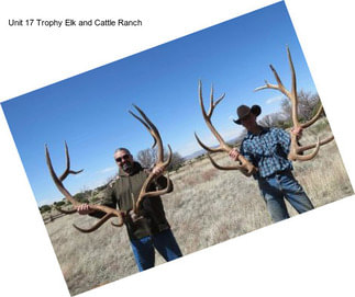 Unit 17 Trophy Elk and Cattle Ranch