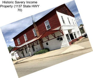 Historic Savery Income Property (1137 State HWY 70)