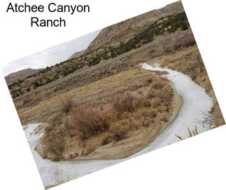 Atchee Canyon Ranch