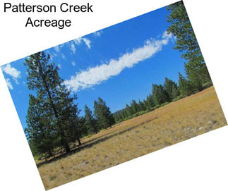 Patterson Creek Acreage