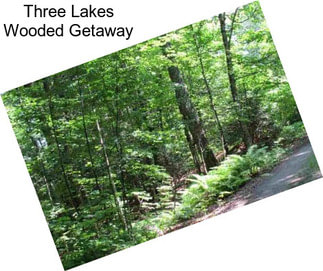 Three Lakes Wooded Getaway