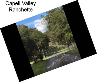 Capell Valley Ranchette