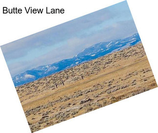 Butte View Lane