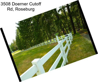 3508 Doerner Cutoff Rd, Roseburg