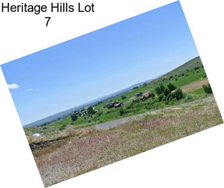 Heritage Hills Lot 7