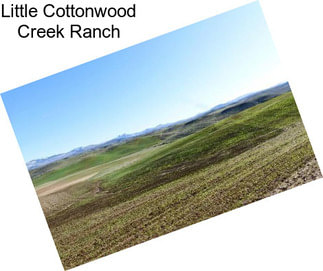 Little Cottonwood Creek Ranch