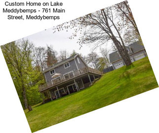 Custom Home on Lake Meddybemps - 761 Main Street, Meddybemps