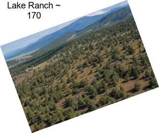 Lake Ranch ~ 170