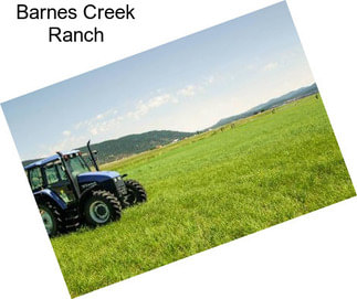 Barnes Creek Ranch