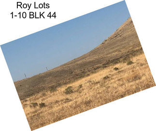 Roy Lots 1-10 BLK 44